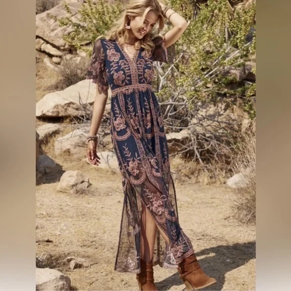Altar’d State Maxi dress with lace